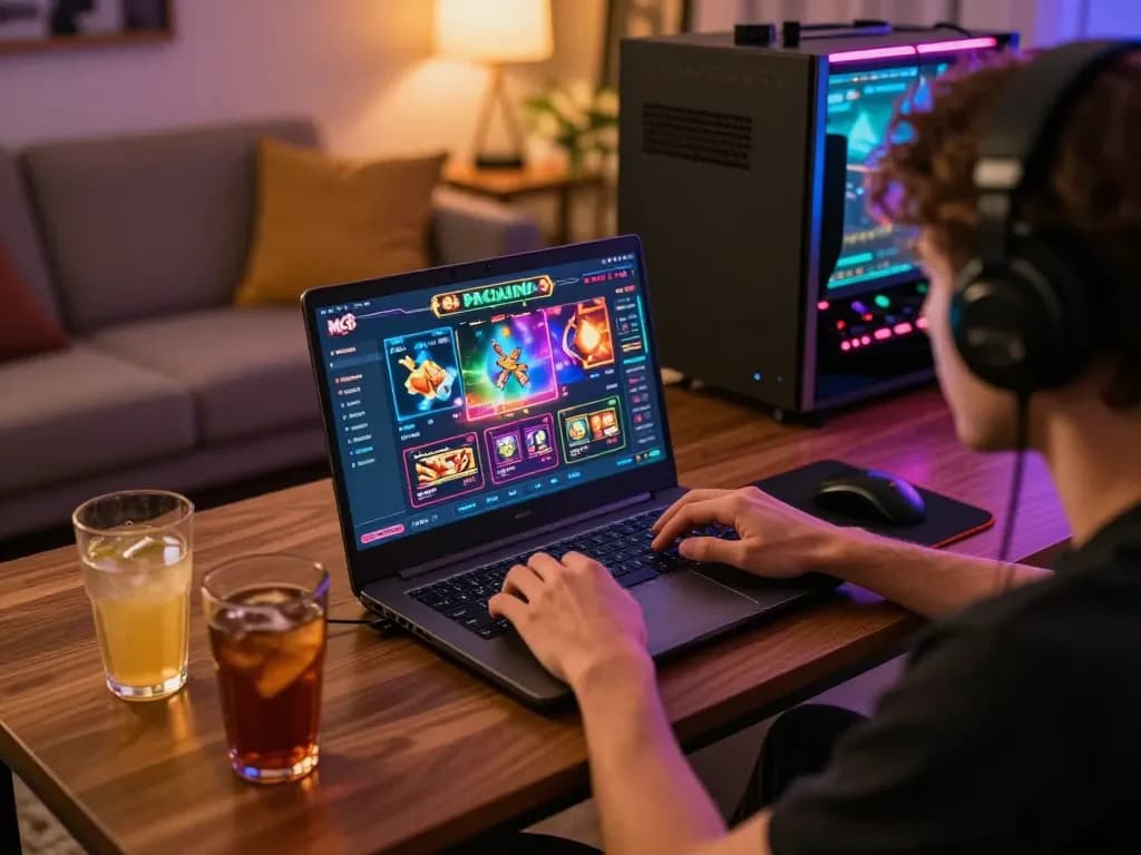 Play online at mk8 casino with immersive gameplay on laptop and vibrant graphics.