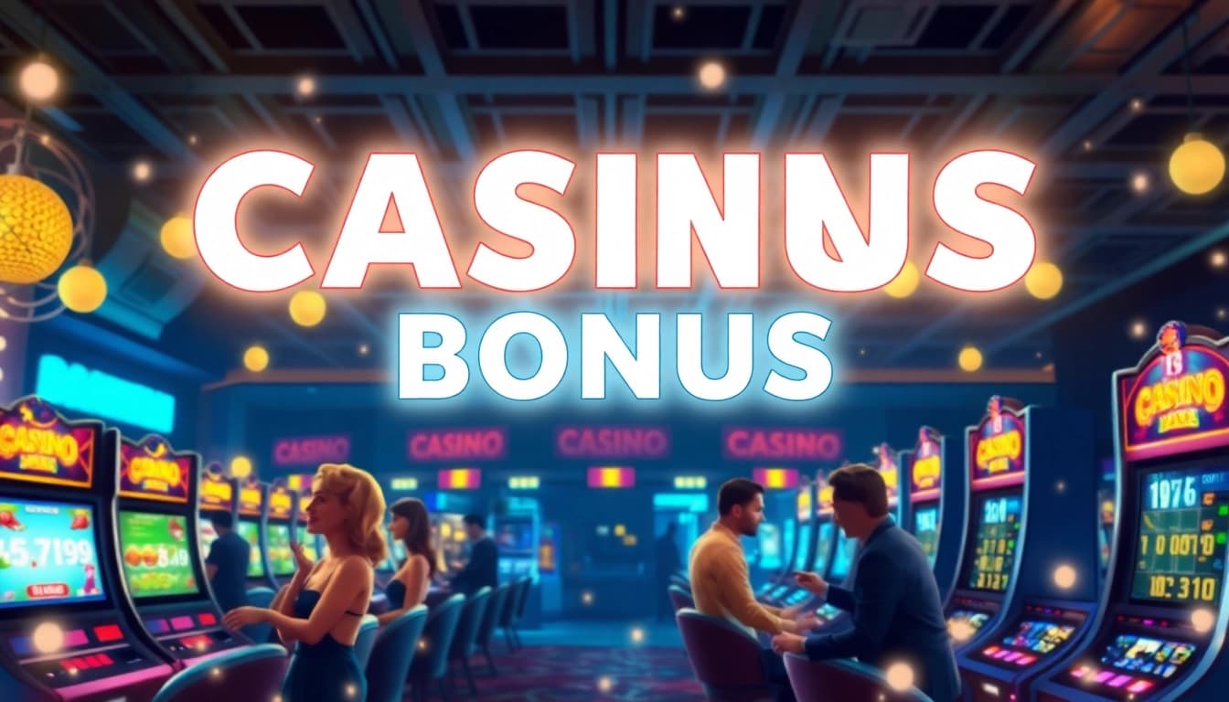 Spieler genießen einen Casino Bonus mit Freude und spannenden Aktionen in einem bunten Casino.