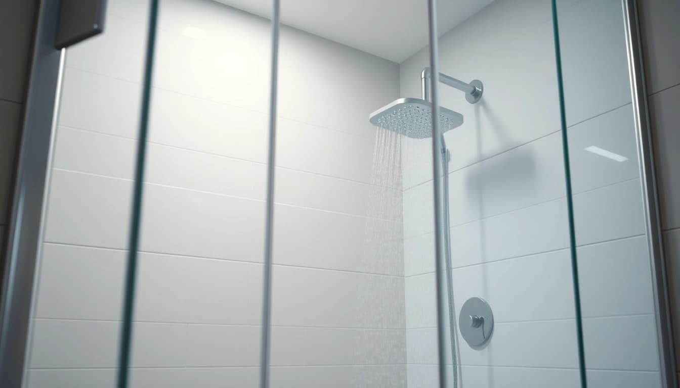 Erleben Sie die elegante duschkabine 80x80 eckeinstieg in einem modernen Badezimmer mit eleganten Glaswänden.