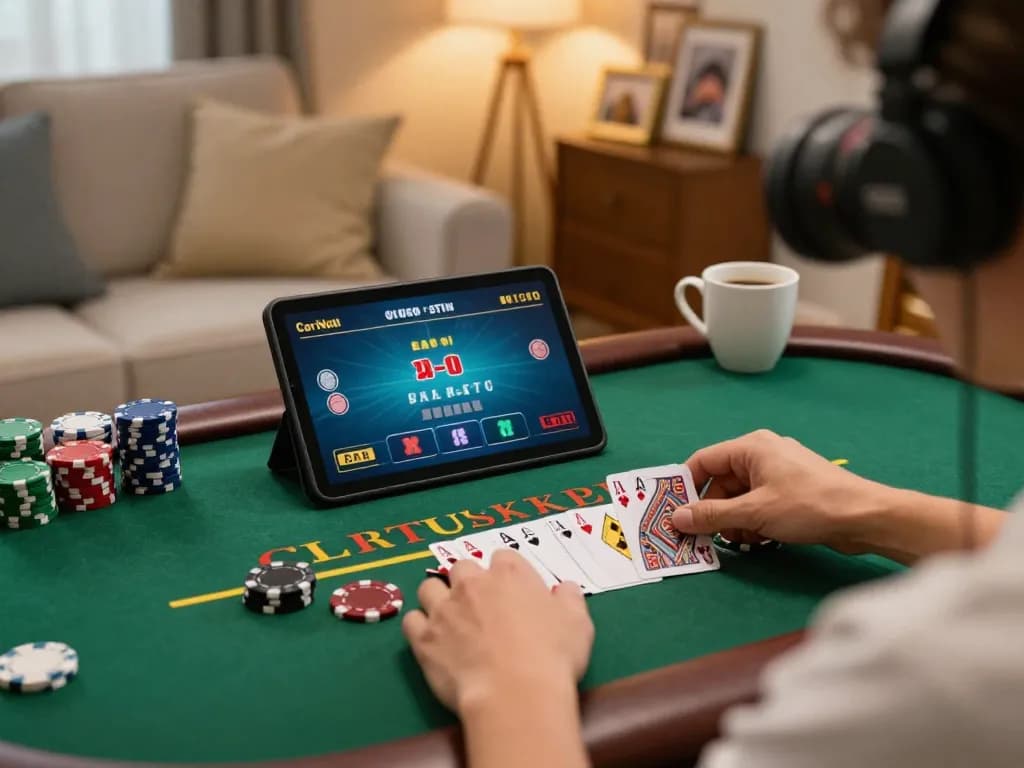 Experience real-time gaming at https://va88.uno/ while enjoying a live dealer blackjack session at home.