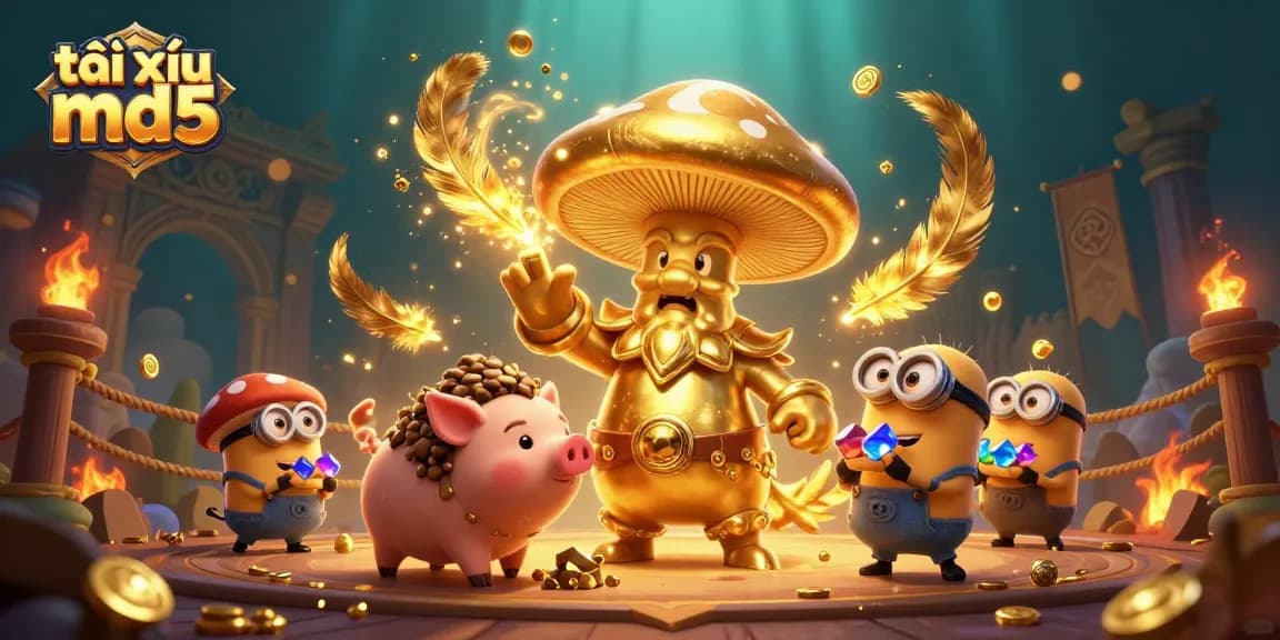 Experience thrilling gameplay at tài xỉu md5 with magical elements and treasure challenges.