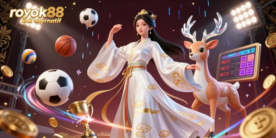Engage with the vibrant scene of rokok88 link alternatif featuring Asian characters, sports action, and winning strategies.