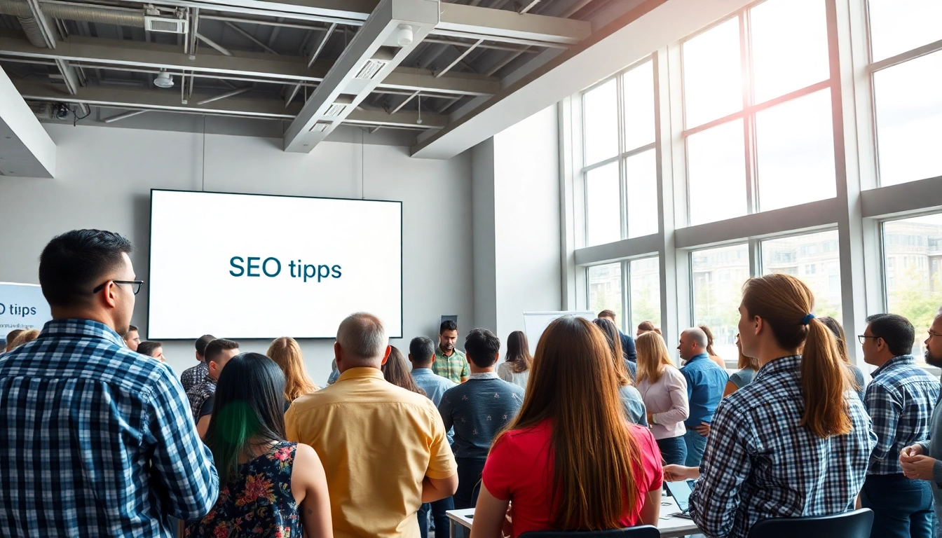 Optimieren Sie Ihre SEO Tipps mit interaktiven Diskussionen auf einer Konferenz.