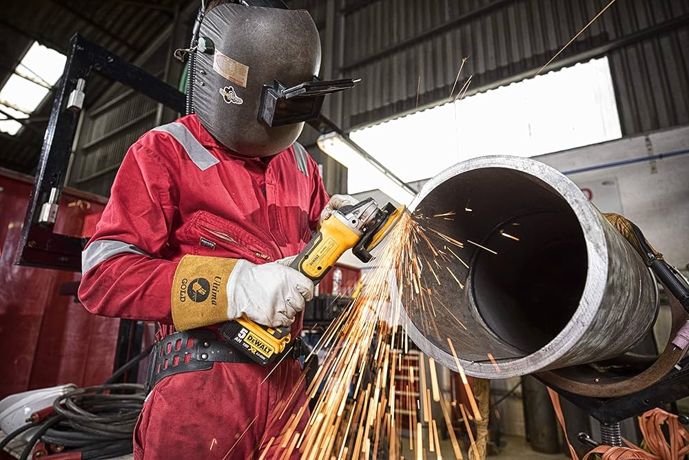 Hochwertige Materialien für einen DeWalt Winkelschleifer