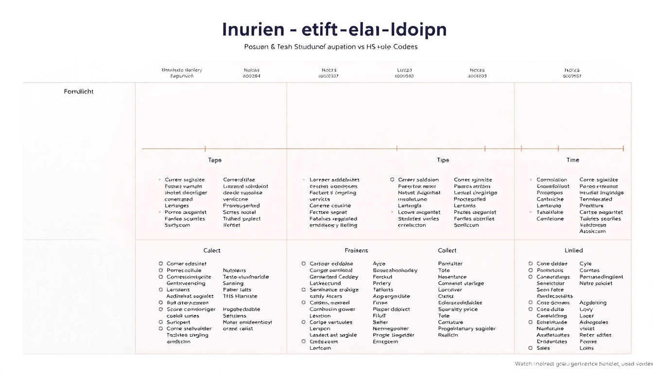 HS Codes visuell darstellen, um die Klassifizierung von Produkten im internationalen Handel zu verdeutlichen.