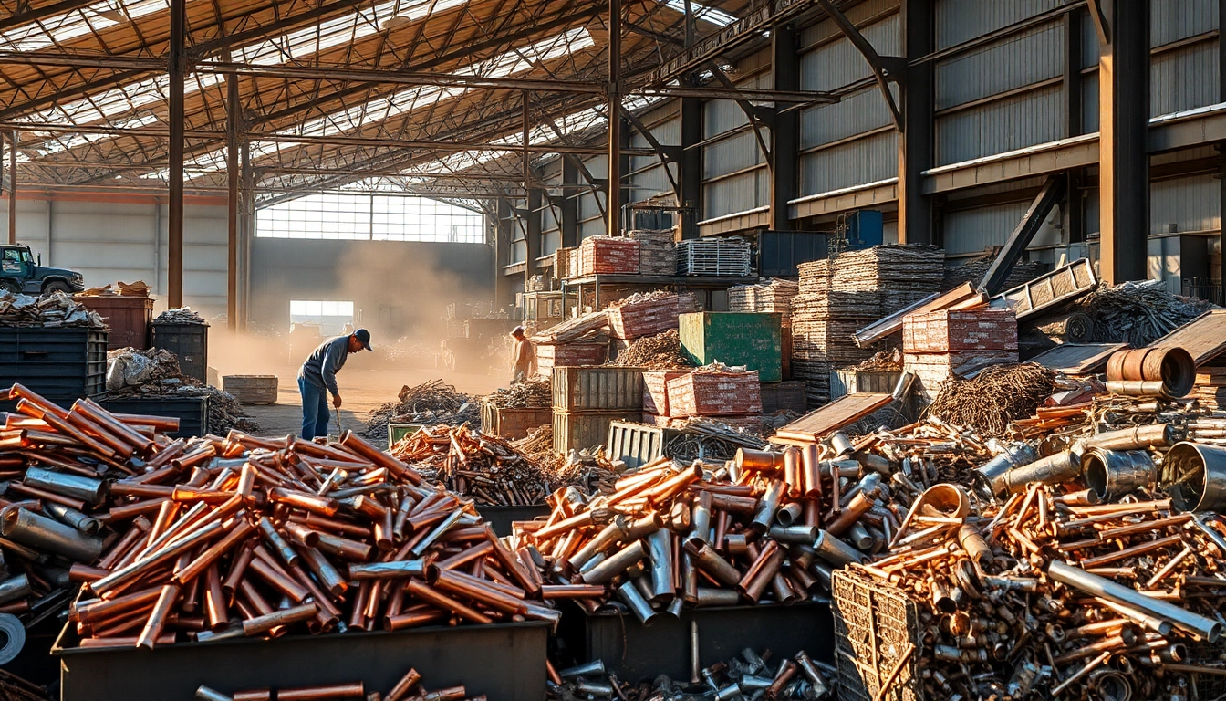 See how Schrottplatz Remscheid efficiently processes various scrap metals for recycling.