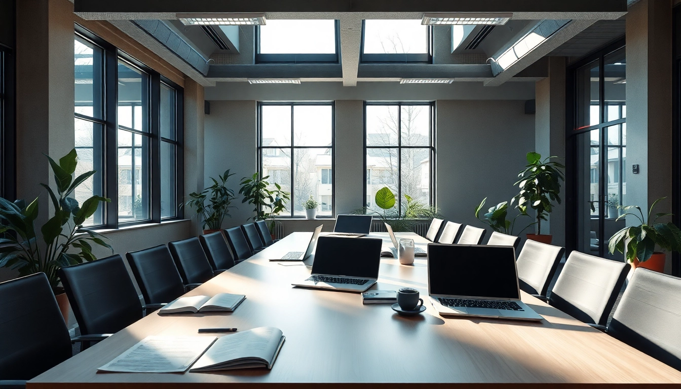 Headhunter Dresden: Modernes Büro mit kreativem Arbeitsplatz und Tageslicht.