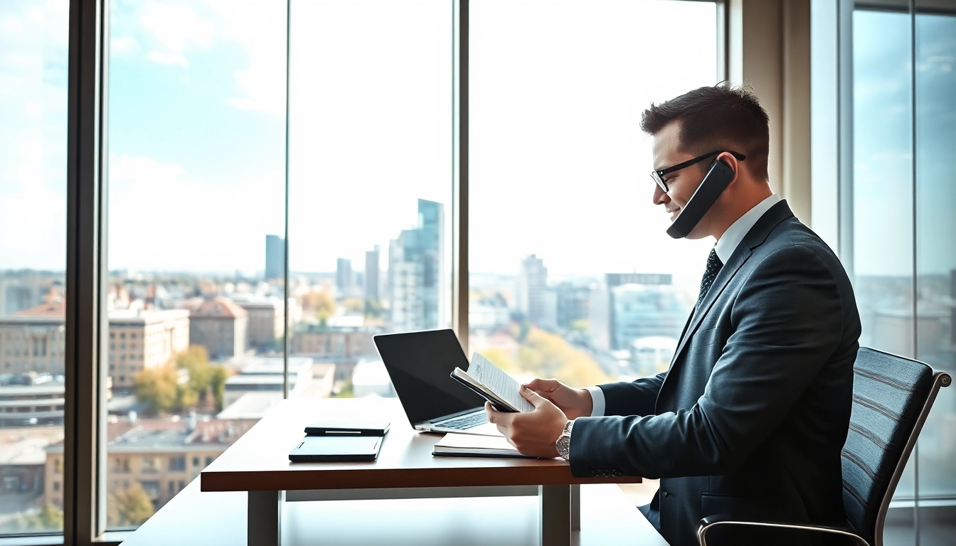 Headhunter Bochum in einem modernen Büro, der Kandidaten professionell berät.