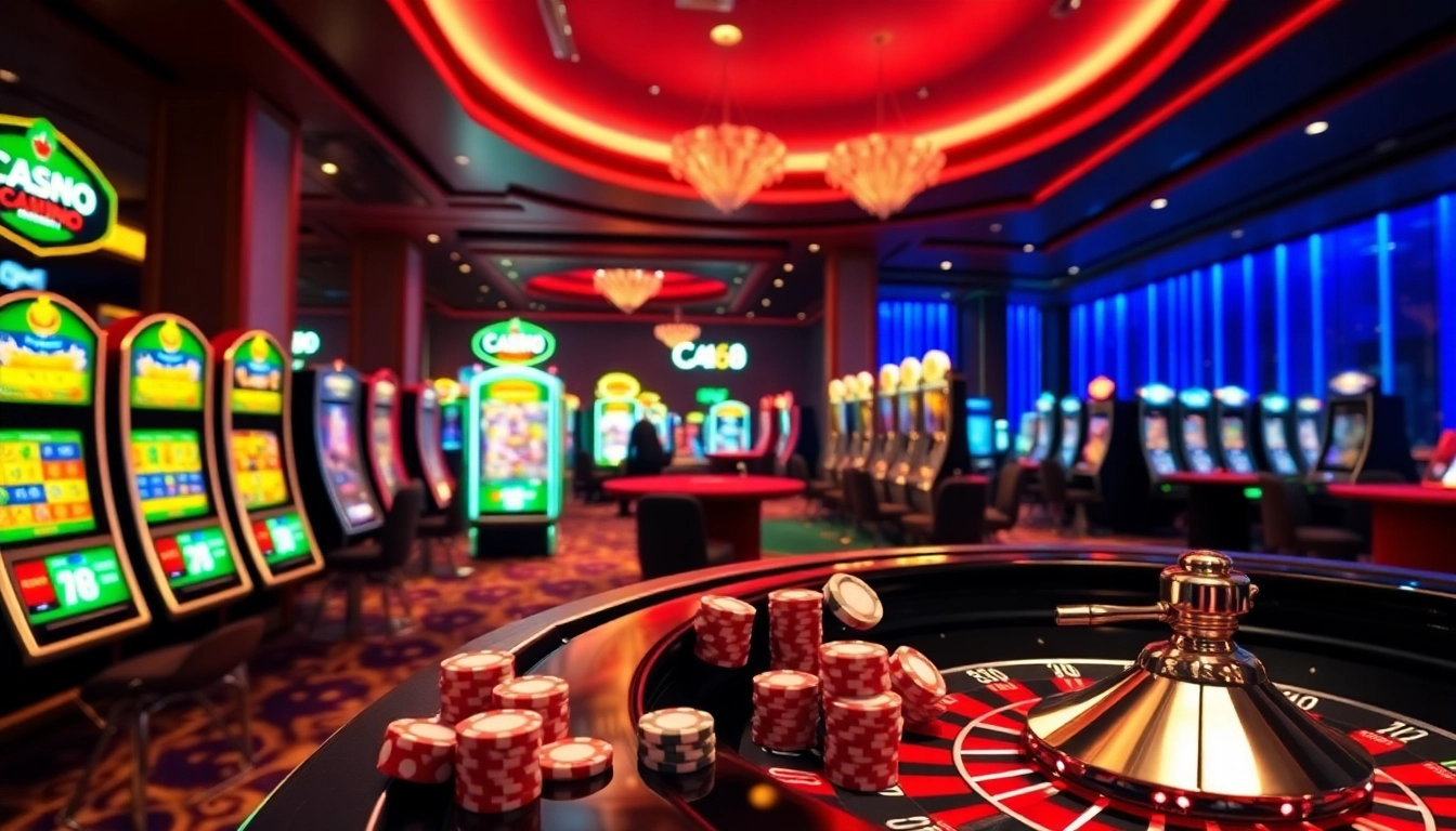 Experience the thrill of C168 casino gaming with vibrant tables and exciting slot machines.