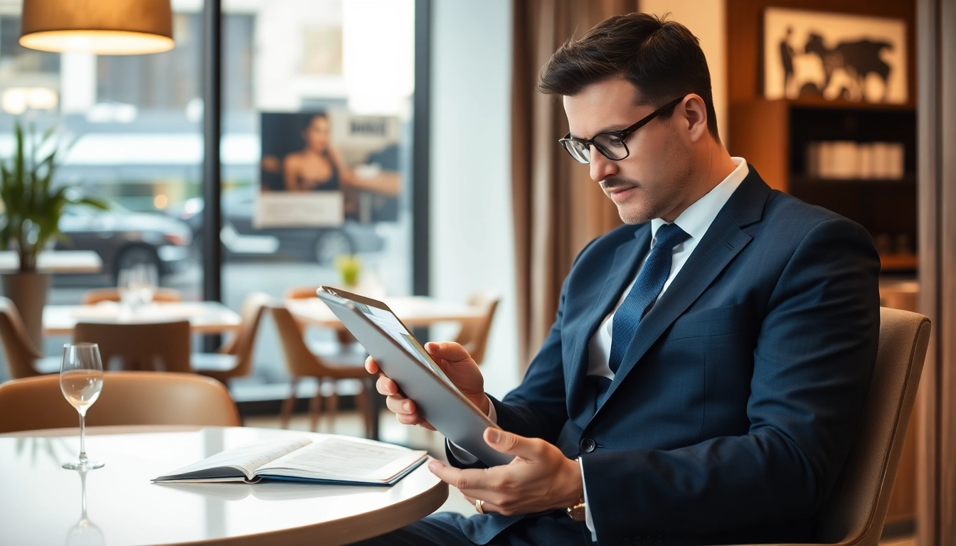 Headhunter Gastronomie berät professionell in einem eleganten Büro mit gastronomischen Elementen.