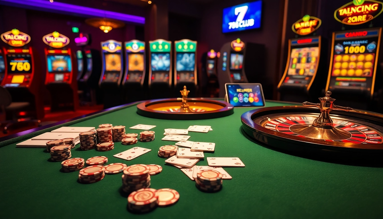 Experience high-stakes excitement at 789club with poker, roulette, and vibrant slot machines.