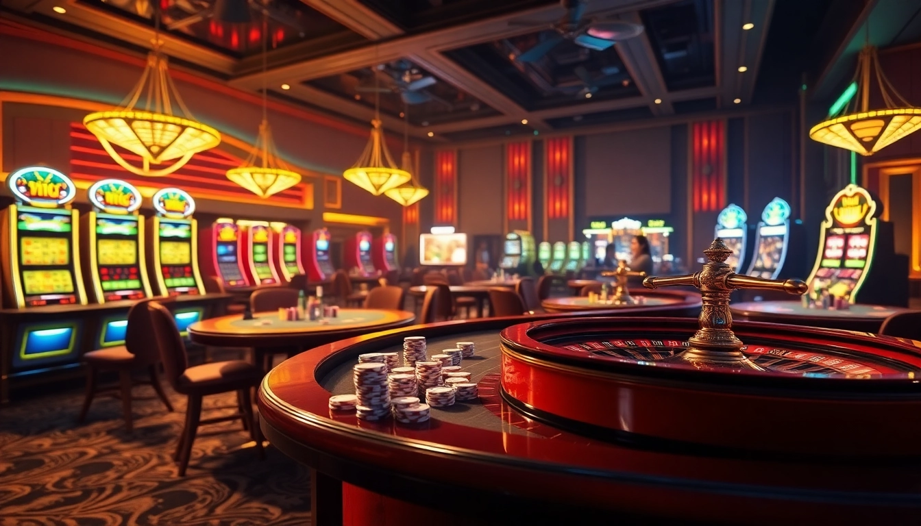 Experience the excitement of 88i nhà cái with vibrant casino tables and engaging poker games.