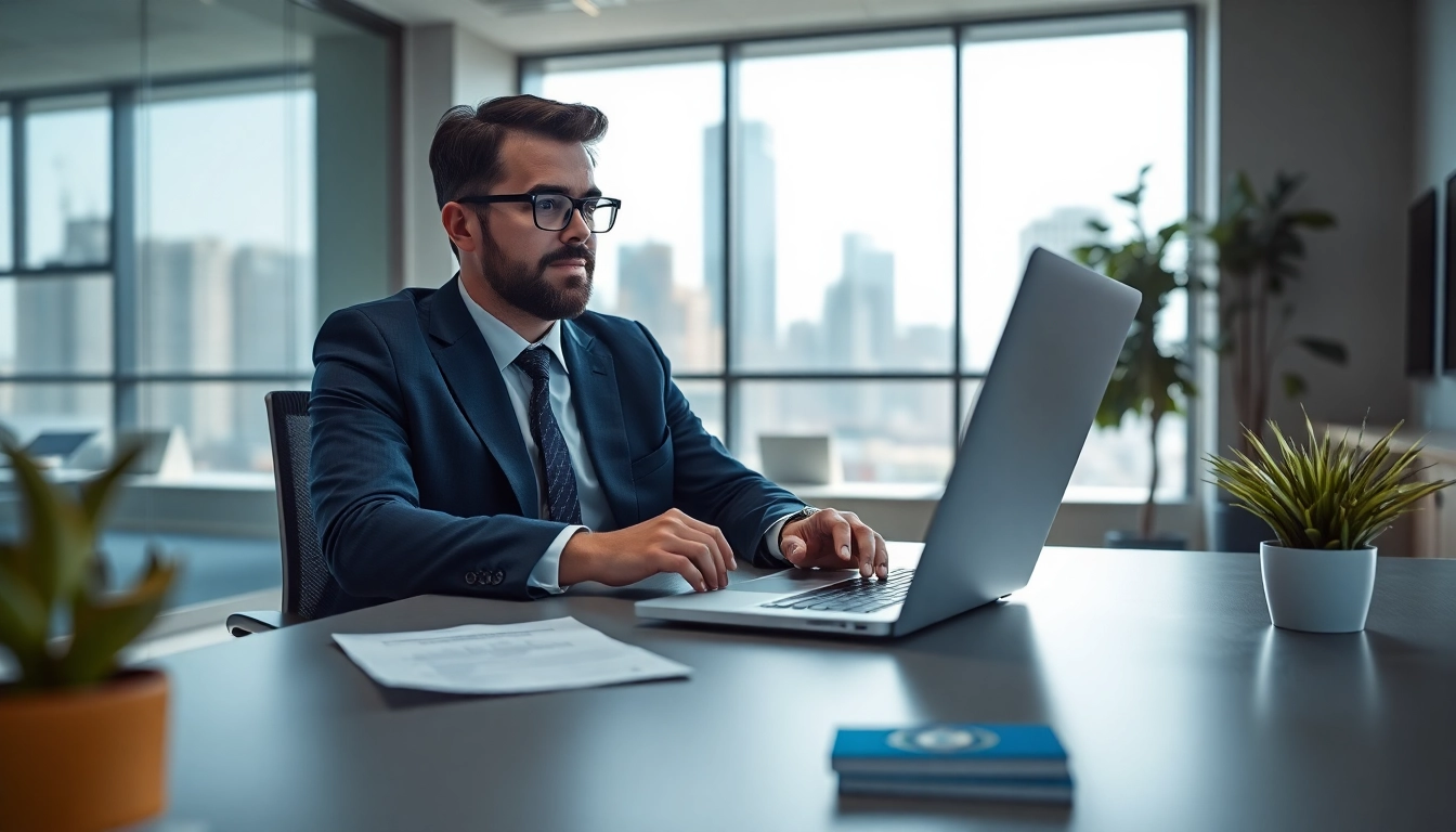 Tipps von einem Headhunter Schweiz in einem modernen Büro bei einer Videokonferenz.